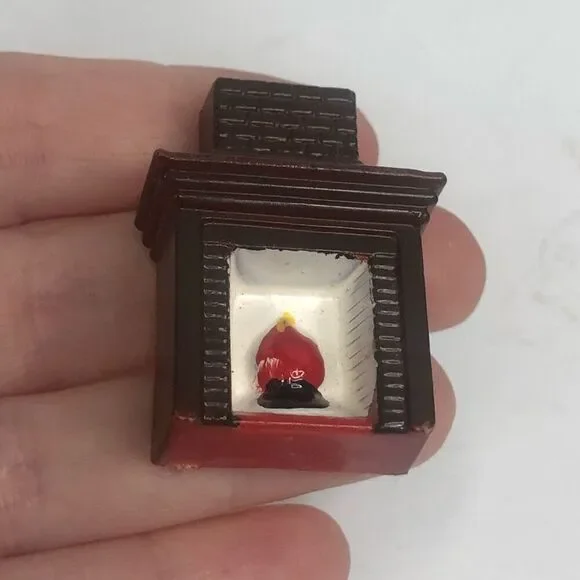 vintage little scenes chimney brown miniature dollhouse crafts christmas - Picture 2 of 4